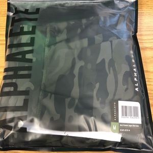 Alphalete olive camo joggers